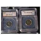 ICG Genuine World Coins Lot in Graded Holders - East Caribbean States, Czech Koruna, Jamaica