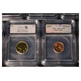 ICG Genuine World Coins Lot in Graded Holders - East Caribbean States, Czech Koruna, Jamaica
