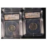 ICG Genuine World Coins Lot in Graded Holders - East Caribbean States, Czech Koruna, Jamaica