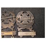 World Sterling Marksmanship Pins - Bayonet, Rifle & Carbine (3-Pin Set)