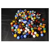 Glass Marbles - Assorted Colorful Mix for Crafts & Games
