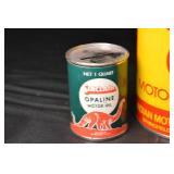 Indian Motorcycle Oil Tin - Sinclair Opaline & Wolf