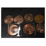AVDP Copper Rounds & Bars - Mixed Designs, 5 oz & 10 oz Collectible Copper