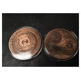 AVDP Copper Rounds & Bars - Mixed Designs, 5 oz & 10 oz Collectible Copper