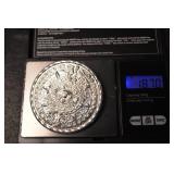 Vintage 925 Sterling Mayan Calendar Disc Pendant/Brooch with Pin Back - 18.70 g