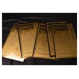 Lot Of 7 Oklahoma Goldbacks 1/2 - 1/2000 oz Gold - 2025 Edition