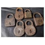 Vintage Padlocks - Vintage Quality 6-Lever, York & Code Assorted Locks