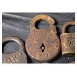 Vintage Padlocks - Vintage Quality 6-Lever, York & Code Assorted Locks