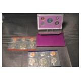 United States Mint Proof Set 1990 - 5-Coin Purple Display Case