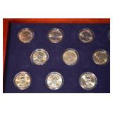 The Complete Presidents Coin Collection - The Morgan Mint Display Box Set