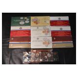 The United States Mint Uncirculated Coin Sets - Lot of 10 (D & P Mint Marks)