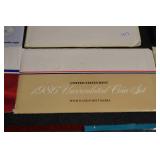 Lot Of 10 United States Mint Coin Sets Lot - Uncirculated & Proof, 1970s-1990s (D & P Mint Marks)