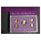 United States Mint Proof Sets - Lot of 10 Purple Boxes (1984-1993)
