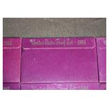 United States Mint Proof Sets - Lot of 10 Purple Boxes (1984-1993)