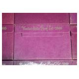 United States Mint Proof Sets - Lot of 10 Purple Boxes (1984-1993)