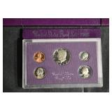 United States Mint Proof Sets - Lot of 10 Purple Boxes (1980s-1992)