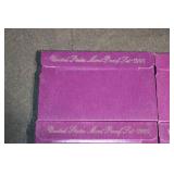 United States Mint Proof Sets - Lot of 10 Purple Boxes (1980s-1992)