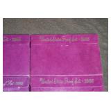 United States Mint Proof Sets - Lot of 10 Purple Boxes (1980s-1992)