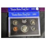Lot Of 10 United States Proof Sets - Assorted Years (1968-1988) Lot