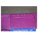 Lot Of 10 United States Proof Sets - Assorted Years (1968-1988) Lot