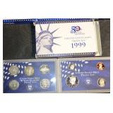 United States Mint Proof Sets - Mixed Years 1999, 2002-2006 Including 50 State Quarters
