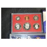 Lot Of 10 United States Mint Proof Sets - 50 State Quarters 2002, 1971, 1972, 1974