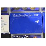 Lot Of 10 United States Mint Proof Sets - 50 State Quarters 2002, 1971, 1972, 1974