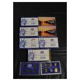 Lot Of 9 United States Mint Proof Sets & State Quarters Lot - 2000s To 2021