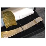 Crown 185 Quartz Analog - Gold-Tone Mesh Bracelet Watch