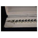 Sterling Silver Bead Bracelet - Made in Italy - 21.49 g