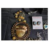 Panetta Fine Hand Set Jewelry Lot - Vintage Costume Jewelry Collection