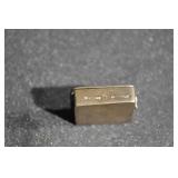 Sterling Silver Vintage Pill Box - Hand Made, Floral Lid