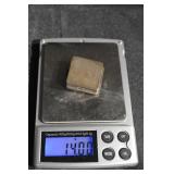 Sterling Silver Vintage Pill Box - Hand Made, Floral Lid