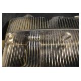 Evans U.S. Patent Ribbed Silver Lighter with Original Box