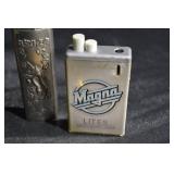 Assorted Vintage Lighters - Modern Angel Pearl-Grip Gun Lighter, Dragon Brass Lighter