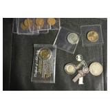 Assorted Coins & Currency Lot - US Denominations, Medieval India Jital Replica, Collectibles, .999 Silver Fractional