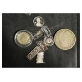 Assorted Coins & Currency Lot - US Denominations, Medieval India Jital Replica, Collectibles, .999 Silver Fractional