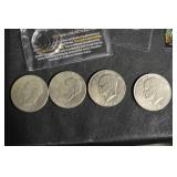 Assorted Coins & Currency Lot - US Denominations, Medieval India Jital Replica, Collectibles, .999 Silver Fractional