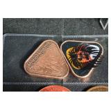 Natural Wonders 5 Coin - Amazon Rainforest Round - Parrot Triangle Coins - World Coin Lot