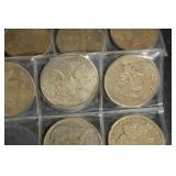 Replica Coins - 11 Coins in Clear Plastic Binder Pages