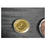 US Coin & Medal Lot - 1943 Steel Cent COA, Niagara Falls 5oz Copper Colorized, Space Meteorite Coin, Jackpot Token