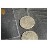 US Coin & Medal Lot - 1943 Steel Cent COA, Niagara Falls 5oz Copper Colorized, Space Meteorite Coin, Jackpot Token