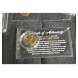 US Coin & Medal Lot - 1943 Steel Cent COA, Niagara Falls 5oz Copper Colorized, Space Meteorite Coin, Jackpot Token