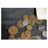 Tanzania 2000 Shilingi Banknote with Assorted World Coins