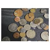 Tanzania 2000 Shilingi Banknote with Assorted World Coins