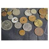 Tanzania 2000 Shilingi Banknote with Assorted World Coins