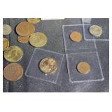 Tanzania 2000 Shilingi Banknote with Assorted World Coins