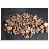 Assorted Tumbled Jasper & Agate Stones - Pink Brown Beige Pebbles for Craft & Jewelry