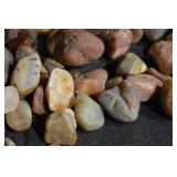 Assorted Tumbled Jasper & Agate Stones - Pink Brown Beige Pebbles for Craft & Jewelry