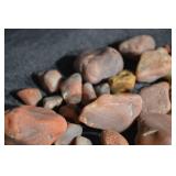 Assorted Tumbled Jasper & Agate Stones - Pink Brown Beige Pebbles for Craft & Jewelry
